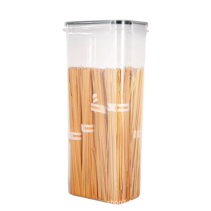 Kitchen 7Pcs Food Containers Set BPA Free Plastic Airtight Storage Box with 10Stickers and Pen