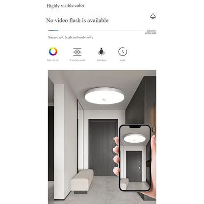 Motion Sensor Ceiling Light Bright Led Ceiling Light 15W Indoor Motion Light Sensor Light for Home Studio Hotel