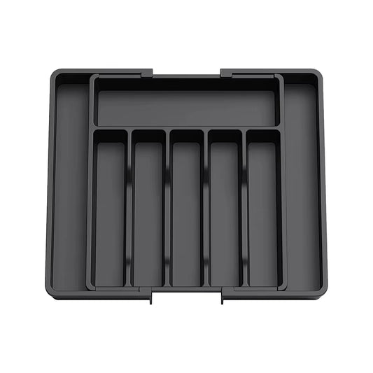 Expandable Utensil Tray Silverware Spoon Organizer Drawer Cover Adjustable Cutlery Tray Drawer Organizer Kitchen